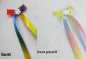 Preview: Satinschleife bunt und bunt pastell