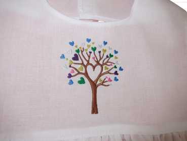 Taufaufleger Motiv Baum gestickt Baby Mädchen + Junge