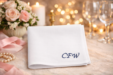 Personalisierte Initialen Stickerei – Monogramm nach Wunsch