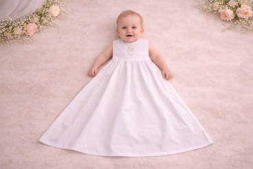 Taufaufleger gesticktes Motiv + Name Baby Mädchen + Junge