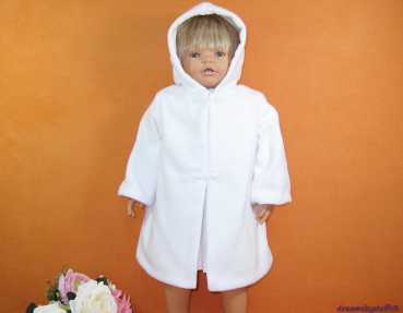 Wintertaufe Taufmantel Fleece + Baumwollfutter Modell 1