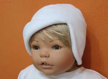 Wintertaufe Taufmütze aus Fleece Modell 1
