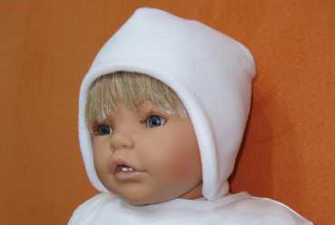 Wintertaufe Taufmütze aus Fleece Baby Mädchen + Junge