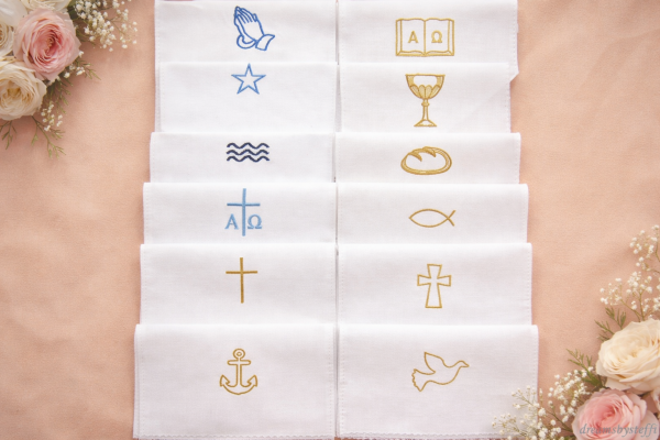 Ansicht der Auswahl der verfügbaren Stickmotiven