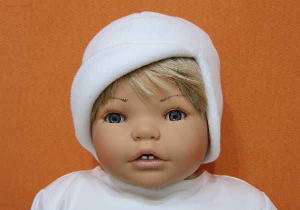 Wintertaufe Taufmütze aus Fleece Modell 1