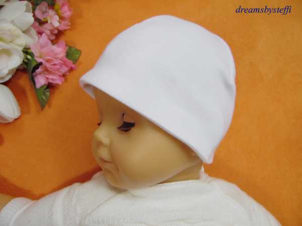 Taufmütze Baby Mädchen + Junge ohne Umschlag